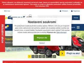 'agrozet.cz' screenshot