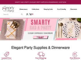 'smartyhadaparty.com' screenshot