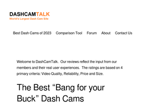 'dashcamtalk.com' screenshot