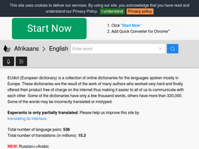 'eudict.com' screenshot