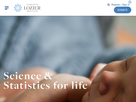 'lozierinstitute.org' screenshot