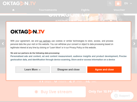 'oktagon.tv' screenshot