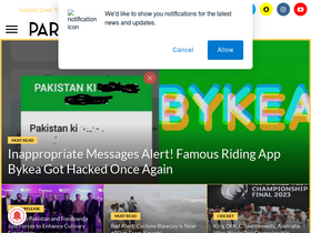 'parhlo.com' screenshot