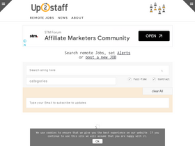 'up2staff.com' screenshot
