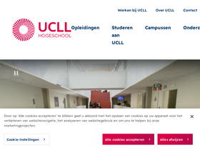 'ucll.be' screenshot