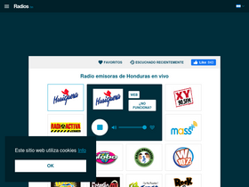 'radios.hn' screenshot