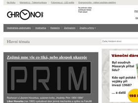 'chronomag.cz' screenshot