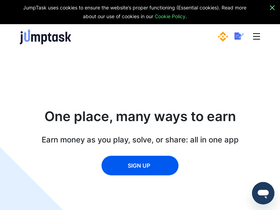 'jumptask.io' screenshot
