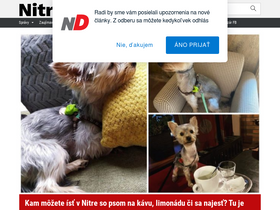 'nitraden.sk' screenshot