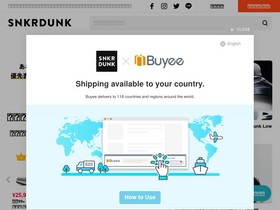 'snkrdunk.com' screenshot