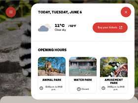 'zoodegranby.com' screenshot
