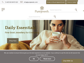 'purejewels.com' screenshot