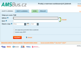 'amsbus.cz' screenshot