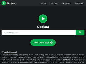 Goojara website online