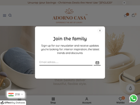 adornocasa.com homepage screenshot