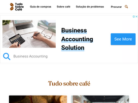 'tudosobrecafe.com' screenshot