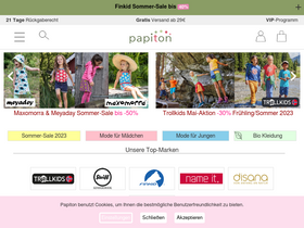 'papiton.de' screenshot