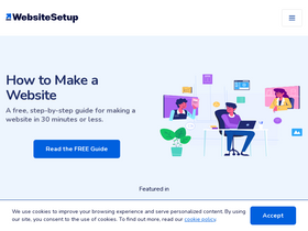 'websitesetup.org' screenshot