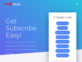 'sub2unlock.me' screenshot
