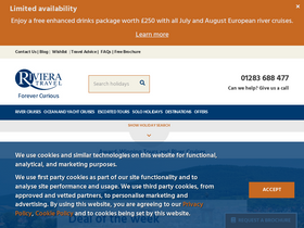'rivieratravel.co.uk' screenshot