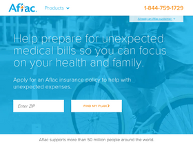 'aflacplans.com' screenshot