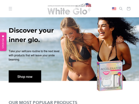 White Glo website screenshot