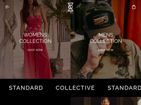 thestandardcollective.com homepage screenshot