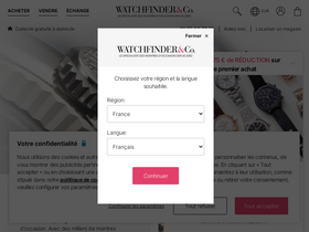'watchfinder.fr' screenshot
