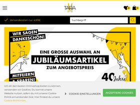 'tara-m.de' screenshot