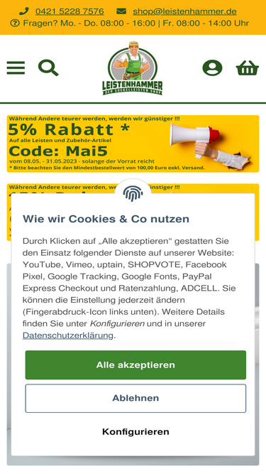 leistenhammer.de