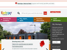 'haringey.gov.uk' screenshot