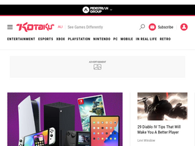 'kotaku.com.au' screenshot