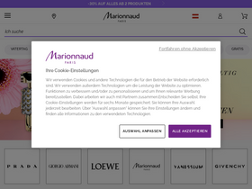 'marionnaud.at' screenshot
