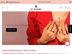 Yo Treasure homepage screenshot