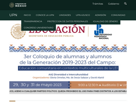 'upn.mx' screenshot