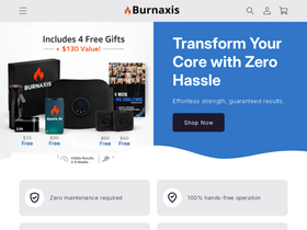 Fit-Burnaxis website screenshot