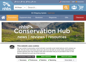 'nhbs.com' screenshot