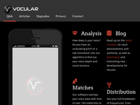 'vocularapp.com' screenshot