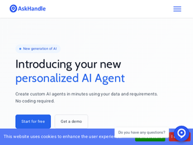 'askhandle.com' screenshot