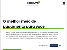 'pagar.me' screenshot