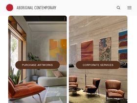 aboriginalcontemporary.com.au homepage screenshot