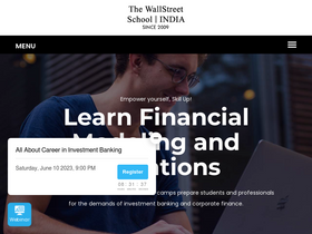'thewallstreetschool.com' screenshot