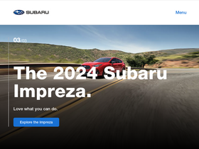 'subaru.com' screenshot