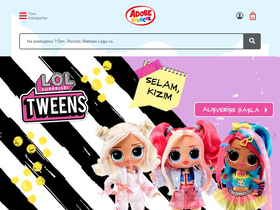 'adoreoyuncak.com' screenshot