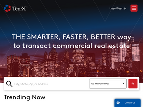 'ten-x.com' screenshot