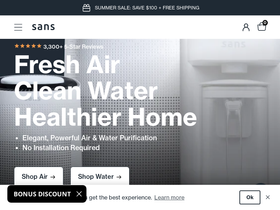 getsans.com homepage screenshot