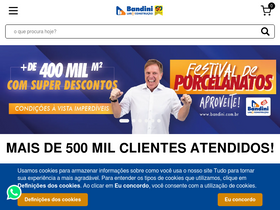 'bandini.com.br' screenshot
