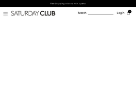 'saturdayclub.com' screenshot
