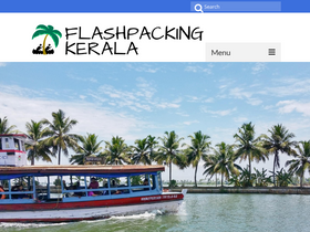 'flashpackingkerala.com' screenshot