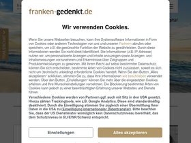'franken-gedenkt.de' screenshot